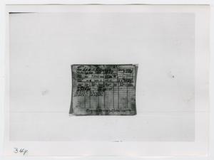 Primary view of object titled '[Identification Cards, Photograph #2]'.